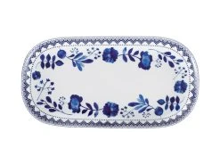 Darcy Oval Platter 33x17.5cm Floral Gift Boxed