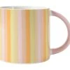 Power Pop Stripes Mug 400ML Rose