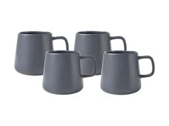 Blend Sala Mug 375ML Set Of 4 Charcoal Gift Boxed