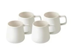 Blend Sala Mug 375ML Set Of 4 White Gift Boxed -Table Accents Shop DI0426 A1