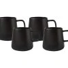 Blend Sala Mug 375ML Set Of 4 Black Gift Boxed