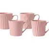 Nova Mug 380ML Set Of 4 Rose Gift Boxed