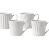 Nova Mug 380ML Set Of 4 White Gift Boxed