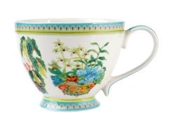 Gabby Malpas Jardin Footed Cup 400ML Orchid Gift Boxed