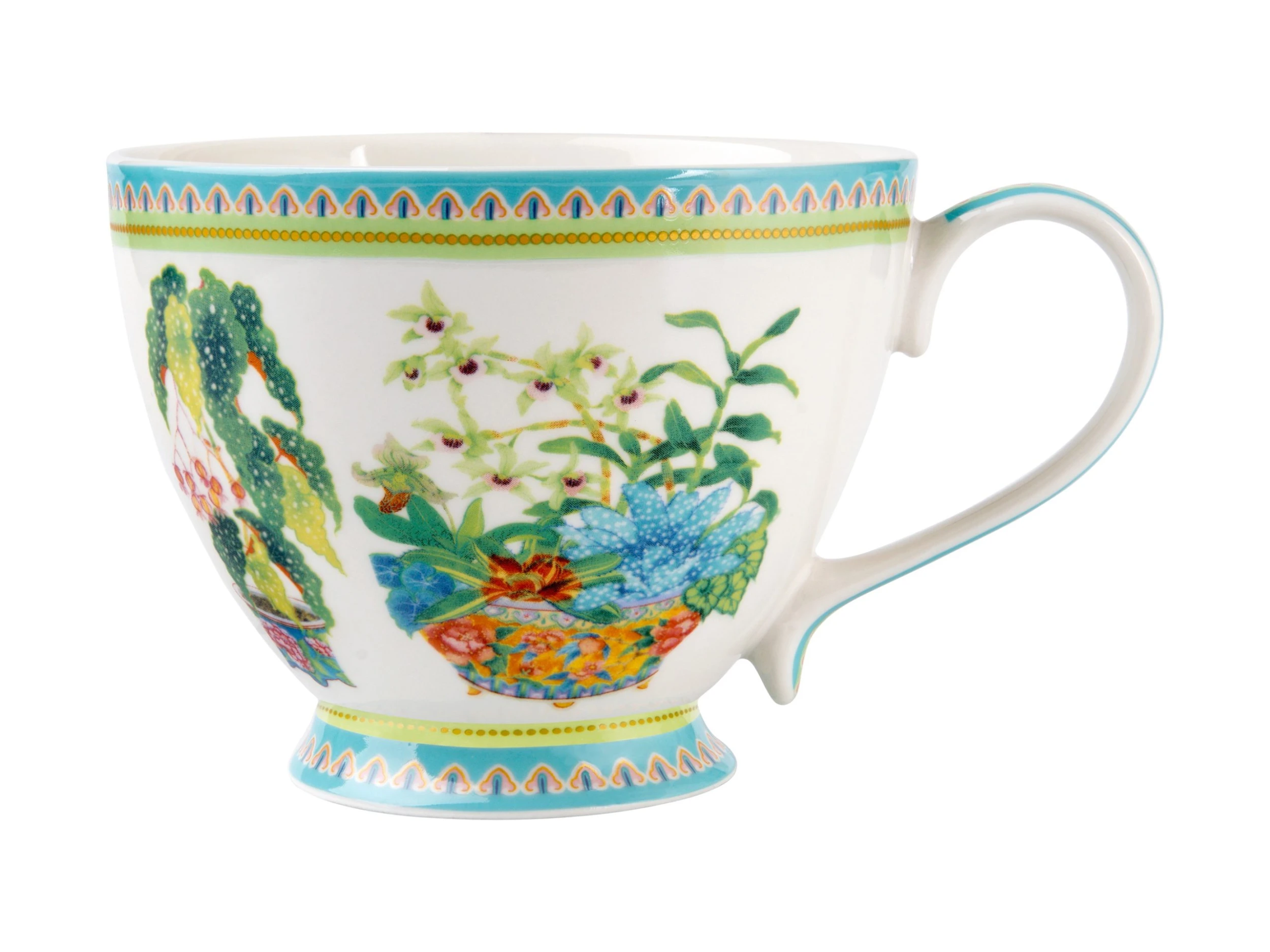 Gabby Malpas Jardin Footed Cup 400ML Orchid Gift Boxed 1 Gabby Malpas Jardin Footed Cup 400ML Orchid Gift Boxed