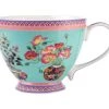 Gabby Malpas Jardin Footed Cup 400ML Poppy Gift Boxed
