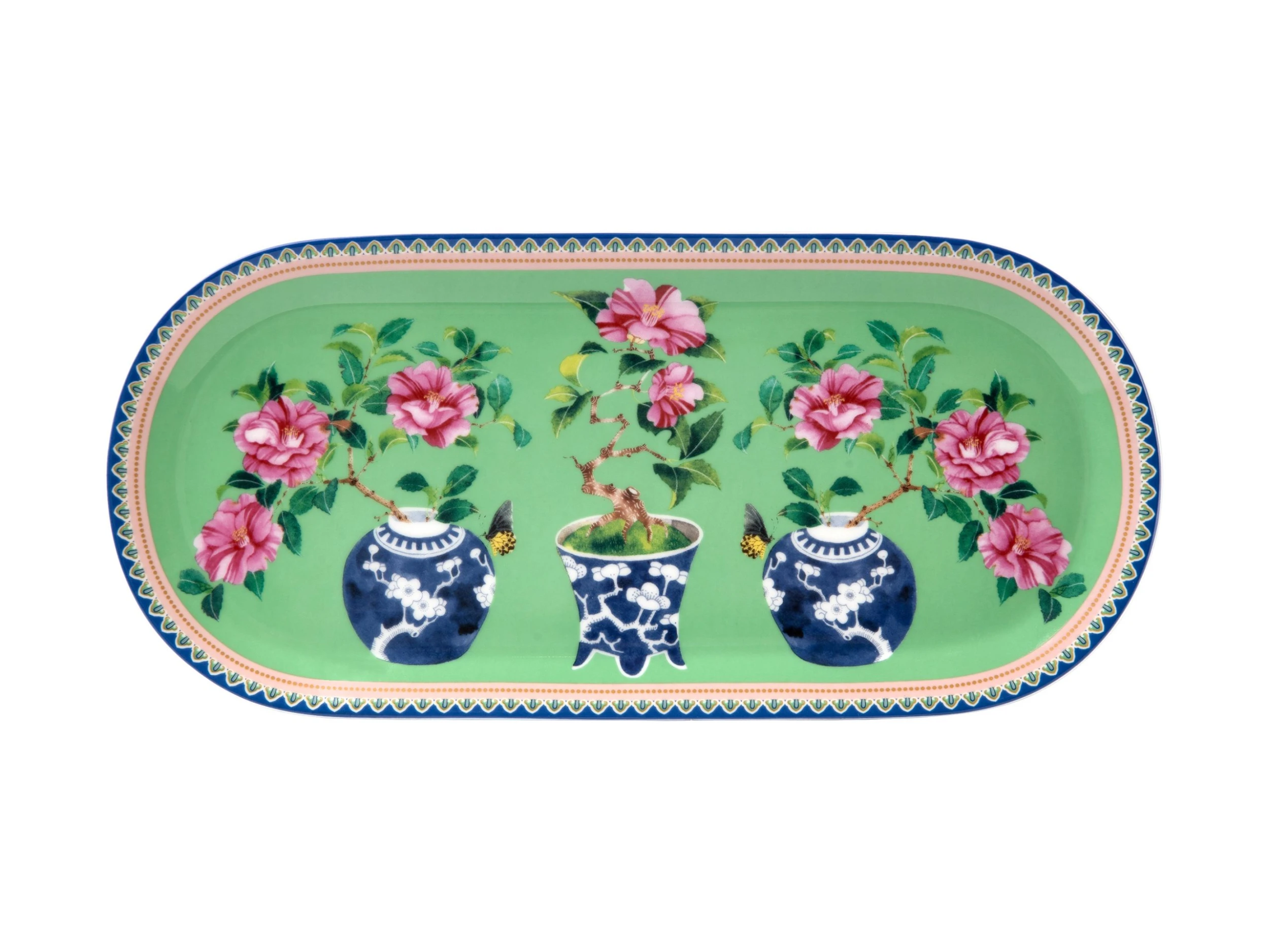 Gabby Malpas Jardin Platter 25x11.5cm Camelia Gift Boxed 1 Gabby Malpas Jardin Platter 25x11.5cm Camelia Gift Boxed