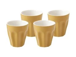 Blend Sala Espresso Cup 100ML Set Of 4 Mustard Gift Boxed -Table Accents Shop IB0010 A1