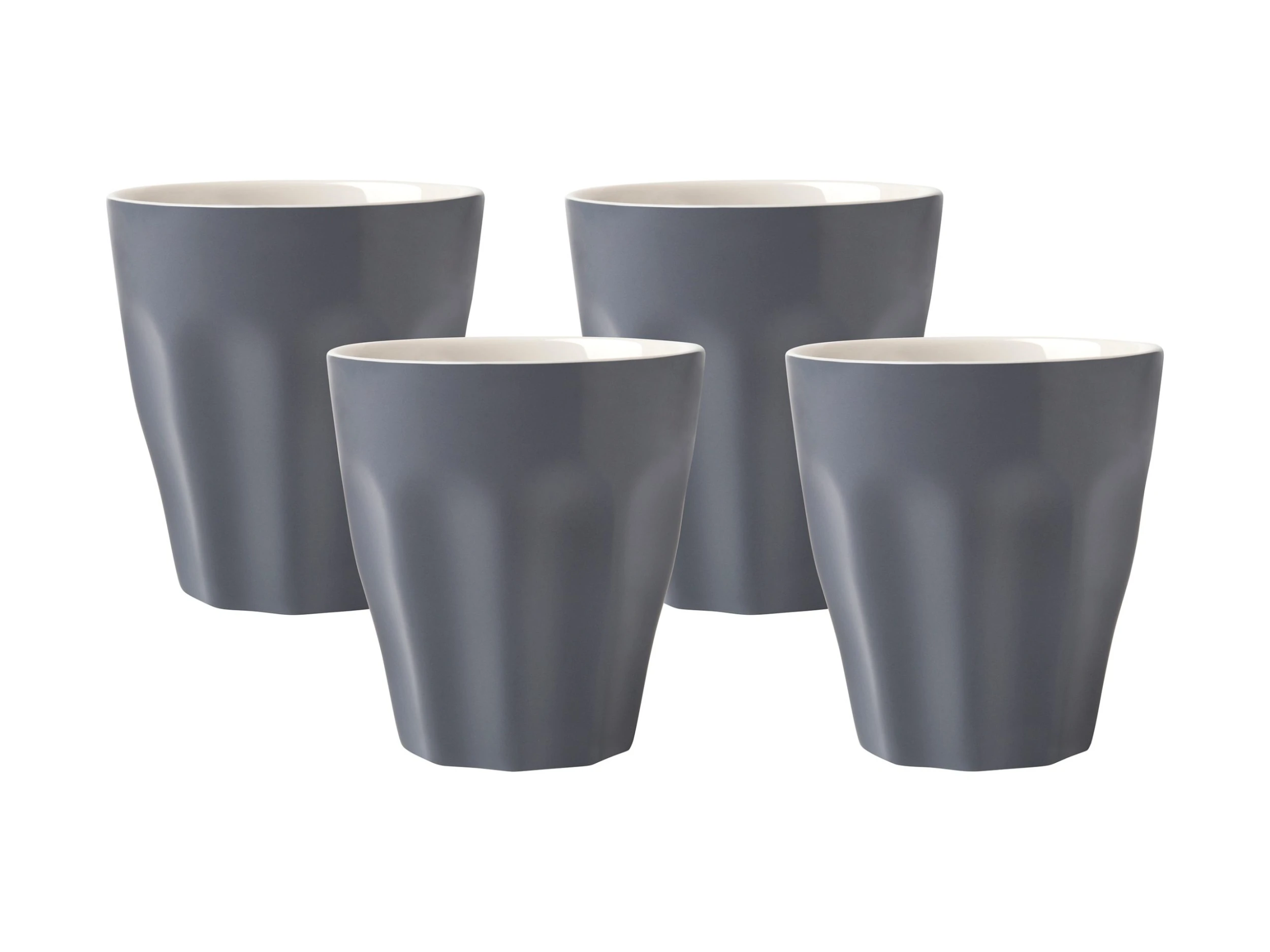 Blend Sala Latte Cup 265ML Set Of 4 Charcoal Gift Boxed 1 Blend Sala Latte Cup 265ML Set Of 4 Charcoal Gift Boxed