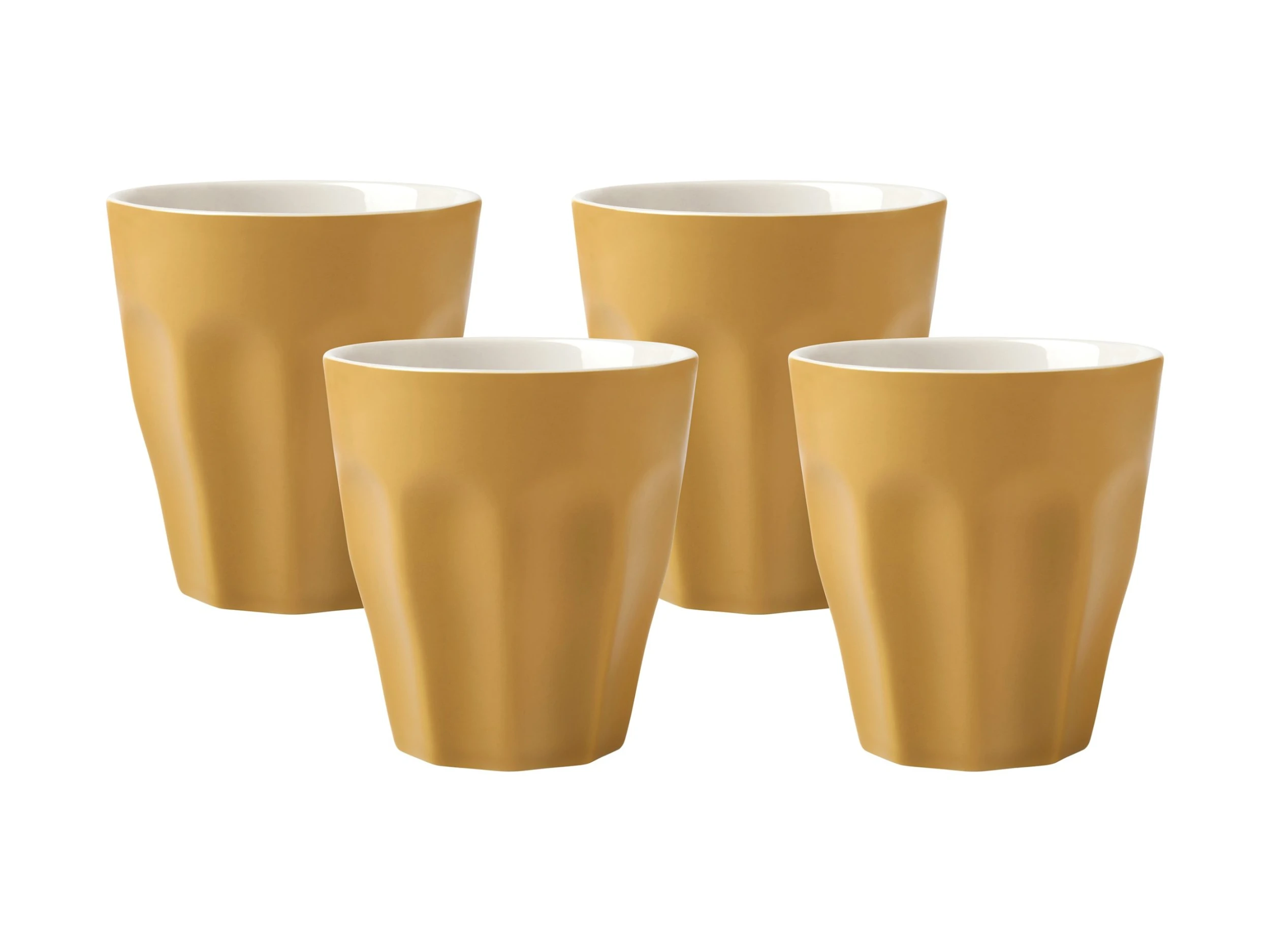 Blend Sala Latte Cup 265ML Set Of 4 Mustard Gift Boxed 1 Blend Sala Latte Cup 265ML Set Of 4 Mustard Gift Boxed