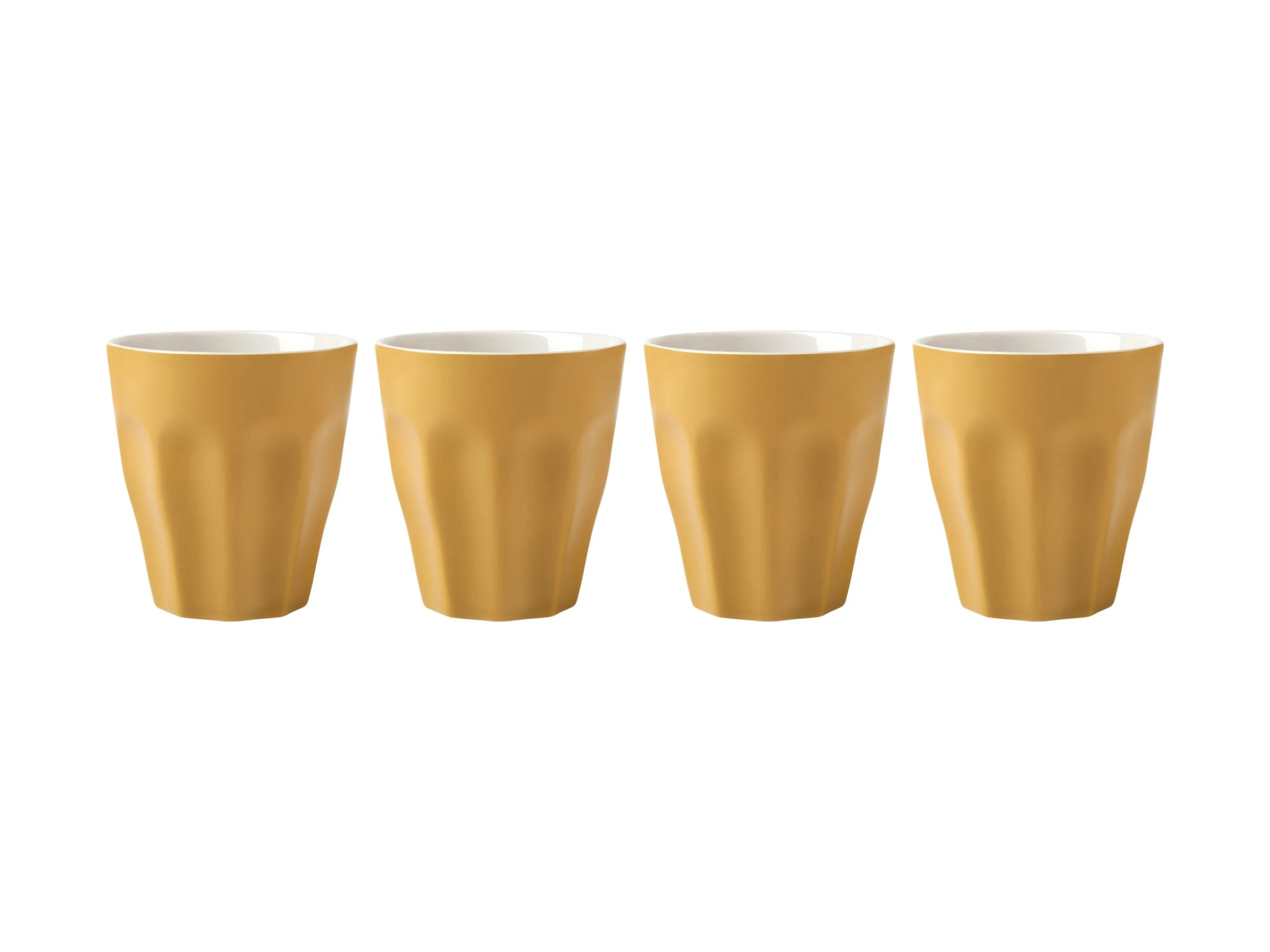 Blend Sala Latte Cup 265ML Set Of 4 Mustard Gift Boxed 2 Blend Sala Latte Cup 265ML Set Of 4 Mustard Gift Boxed - Image 2