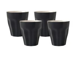 Blend Sala Latte Cup 265ML Set Of 4 Black Gift Boxed