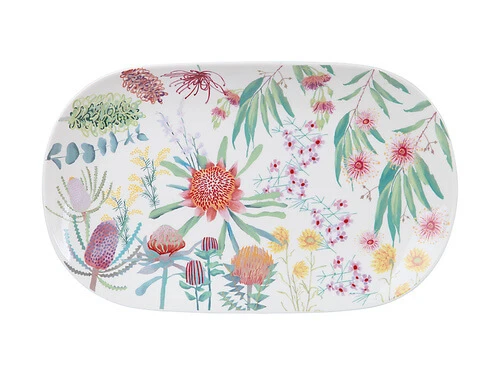 Royal Botanic Gardens Native Blooms Oval Platter 37x23cm Gift Boxed 1 Royal Botanic Gardens Native Blooms Oval Platter 37x23cm Gift Boxed