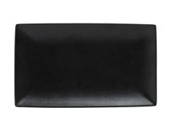 Caviar Black Rectangle Platter 27.5x16cm