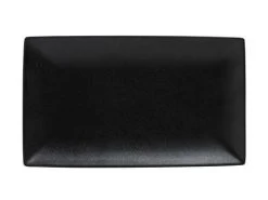 Caviar Black Rectangle Platter 34.5x19.5cm