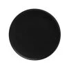 Caviar Black High Rim Plate 21cm