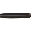 Caviar Oblong Platter 30x9cm Black