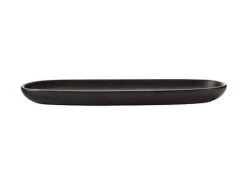 Caviar Oblong Platter 40x12.5cm Black