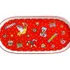 Donna Sharam Wonderland Oblong Platter 30x15cm Red Gift Boxed