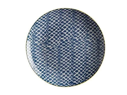 Laguna Plate 27cm Woven Blue 1 Laguna Plate 27cm Woven Blue