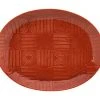Arc Oval Platter 36x27cm Terracotta Gift Boxed