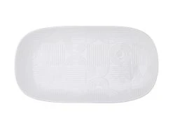 Arc Oblong Platter 33x18cm White Gift Boxed