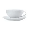 White Basics Diamonds Tea Cup & Saucer Low 250ML