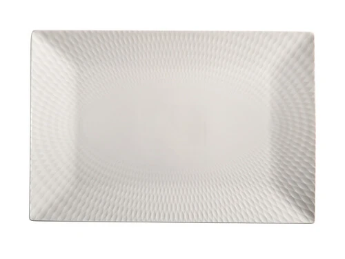 White Basics Diamonds Rectangular Platter 36x25cm Gift Boxed 1 White Basics Diamonds Rectangular Platter 36x25cm Gift Boxed