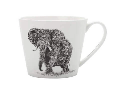 Marini Ferlazzo Mug African Elephant 450ML Sqt 1 Marini Ferlazzo Mug African Elephant 450ML Sqt