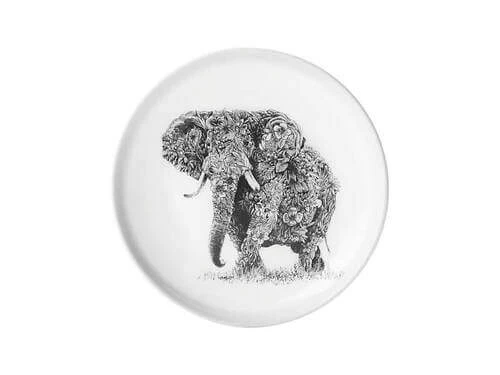 Marini Ferlazzo Plate 20cm African Elephant 1 Marini Ferlazzo Plate 20cm African Elephant