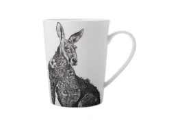 Marini Ferlazzo Mug 450ML Tall Red Kangaroo