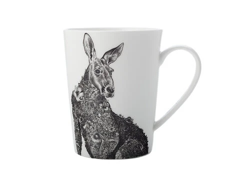 Marini Ferlazzo Mug 450ML Tall Red Kangaroo 1 Marini Ferlazzo Mug 450ML Tall Red Kangaroo