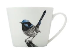 Marini Ferlazzo Birds Mug 450ML Sqt Superb Fairy-wren