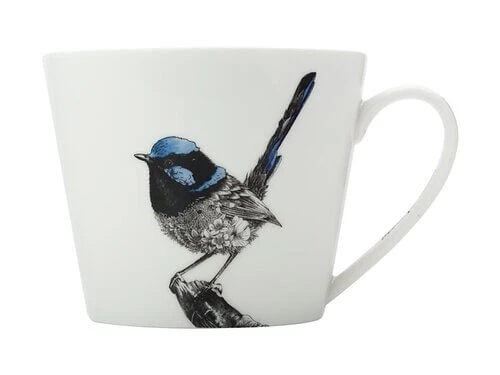 Marini Ferlazzo Birds Mug 450ML Sqt Superb Fairy-wren 1 Marini Ferlazzo Birds Mug 450ML Sqt Superb Fairy-wren
