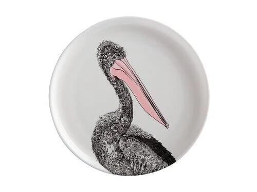 Marini Ferlazzo Birds Plate 20cm Australian Pelican 1 Marini Ferlazzo Birds Plate 20cm Australian Pelican