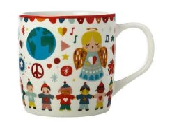 Festive Friends Mug 375ML Peace Gift Boxed 5 Festive Friends Mug 375ML Peace Gift Boxed -Table Accents Shop dx0889 2