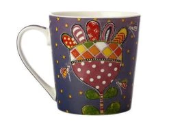 Donna's Garden Mug 350ML Terrific Tulip Tin Gift Boxed -Table Accents Shop dx1015 1f