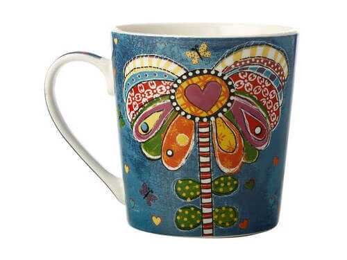 Donna's Garden Mug 350ML Playful Poppy Tin Gift Boxed 3 Donna's Garden Mug 350ML Playful Poppy Tin Gift Boxed - Image 3