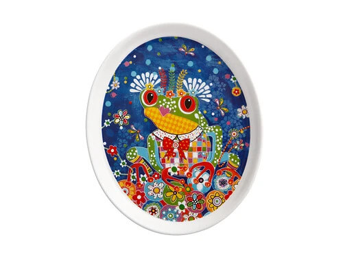 Donna Sharam Rainbow Jungle Plate 16cm Bubbles & Banjo Gift Boxed 1 Donna Sharam Rainbow Jungle Plate 16cm Bubbles & Banjo Gift Boxed
