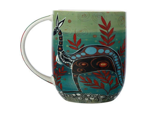 Melanie Hava Journeys Mug 440ML Kangaroos Gift Boxed 2 Melanie Hava Journeys Mug 440ML Kangaroos Gift Boxed - Image 2