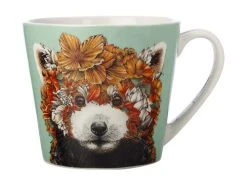Marini Ferlazzo Wild Planet Mug 370ML Red Panda Gift Boxed