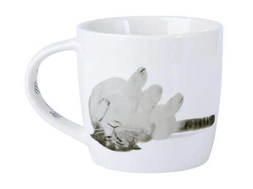 Marc Martin Feline Friends Mug 400ML Upside Down Cat Gift Boxed 2 Marc Martin Feline Friends Mug 400ML Upside Down Cat Gift Boxed - Image 2