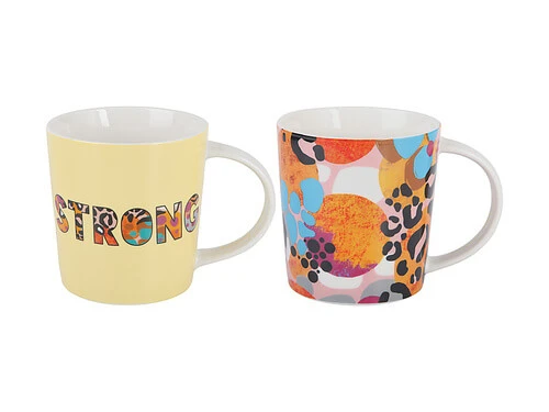 Kasey Rainbow Be Fierce Mug Set Of 2 380ML Strong Gift Boxed 1 Kasey Rainbow Be Fierce Mug Set Of 2 380ML Strong Gift Boxed