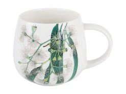 The Blck Pen Golden Summer Mug 400ML White Eucalyptus Gift Boxed