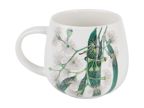 The Blck Pen Golden Summer Mug 400ML White Eucalyptus Gift Boxed 3 The Blck Pen Golden Summer Mug 400ML White Eucalyptus Gift Boxed - Image 3