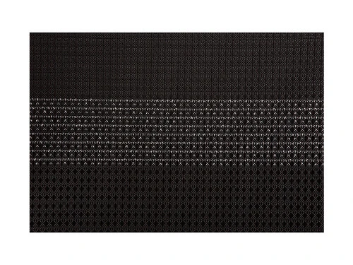 Table Accents Woven Lurex Placemat 45x30cm Black 1 Table Accents Woven Lurex Placemat 45x30cm Black