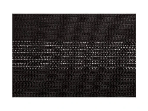 Table Accents Woven Lurex Placemat 45x30cm Black 2 Table Accents Woven Lurex Placemat 45x30cm Black - Image 2