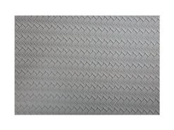 Table Accents Leather Look Placemat 43x30cm Grey Plait -Table Accents Shop gi0161 2
