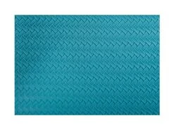 Table Accents Leather Look Placemat 43x30cm Teal Plait -Table Accents Shop gi0162 2