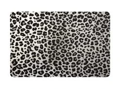 Table Accents Leopard Placemat 45x30cm Silver
